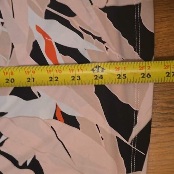 LIZ CLAIBORNE BRAND WOMEN'S SHORT SLEEVES PINK AND BLACK SUMMER TOP SIZE XL - Picture 14 of 16